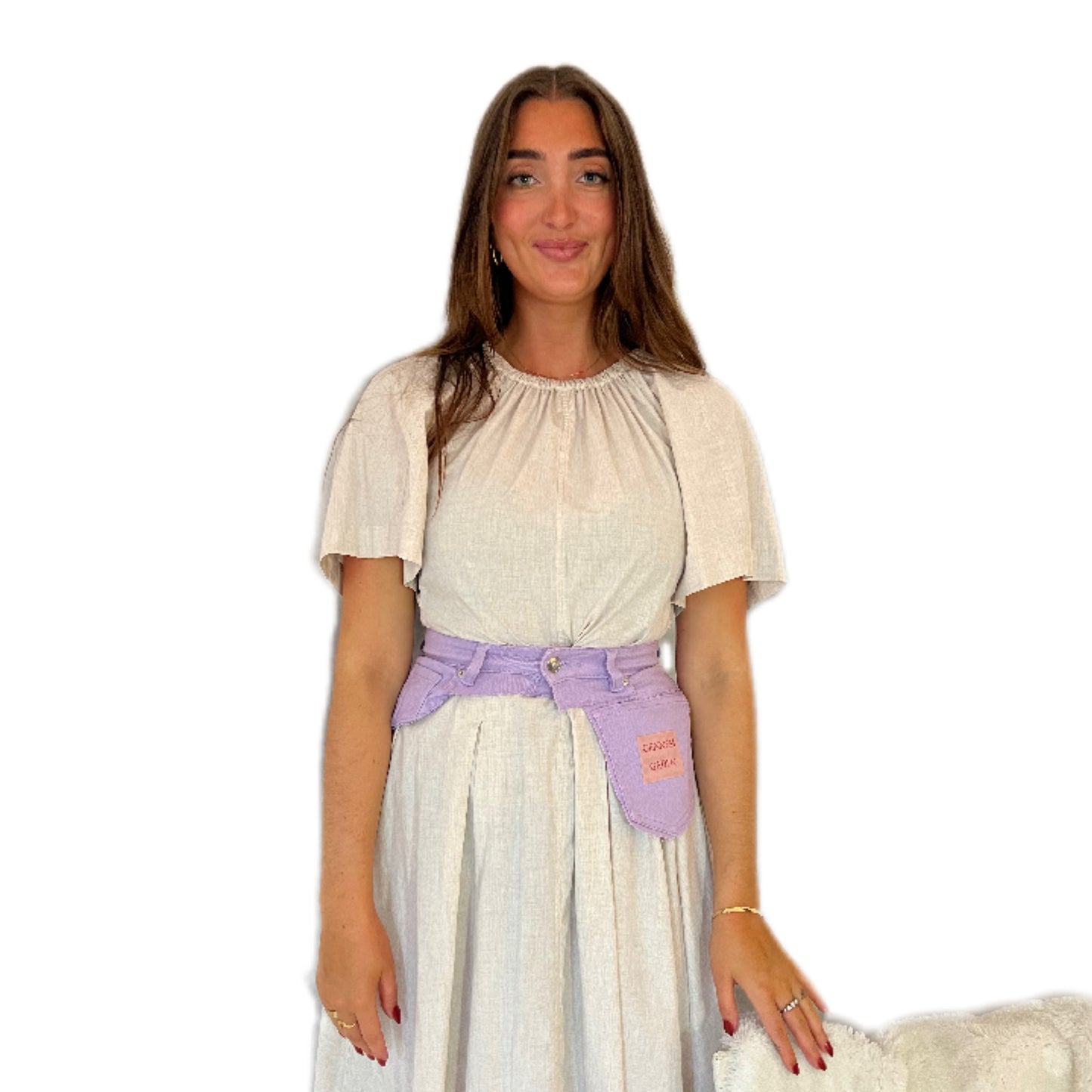 Kand Taske Lilla Denim